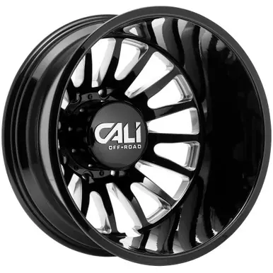 Cali Off-Road 9110D Summit Dually Rear 20x8.25 8x210 -192mm Black/Milled Wheel Rim 9110D-2879BMR192 Price Drop