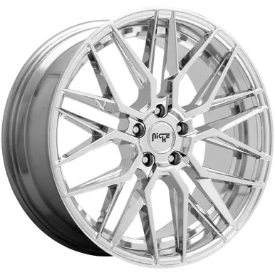 Niche M249 Gamma 18x8 5x120 +40mm Chrome Wheel Rim 18" Inch M249188021+40 Top Pick