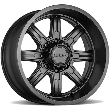 Flash Sale Ultra 229 Menace 16x8 8x6.5" +10mm Satin Black Wheel Rim 16" Inch 229-6882SB+10