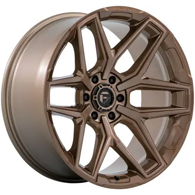 Fuel FC854 Flux 6 22x9.5 6x135 +20mm Bronze Wheel Rim 22" Inch FC854ZR22956320 Exclusive Offer