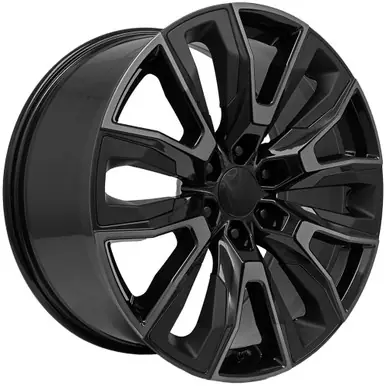 Replica FR207 Split 6 Spoke 22x9 6x5.5" +28mm Black/Tint Wheel Rim 22" Inch 207290286518 Bargain