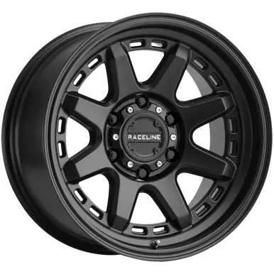 Money Back Guarantee Raceline 947B Scout 18x9 6x135 +18mm Satin Black Wheel Rim 18" Inch 947B-89065+18