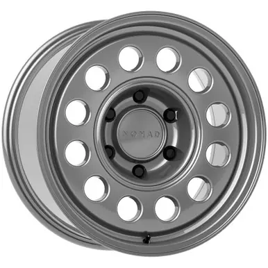 Handmade Nomad N501UG Convoy 16x8 6x5.5" -10mm Gray Wheel Rim 16" Inch N501UG-68060-10