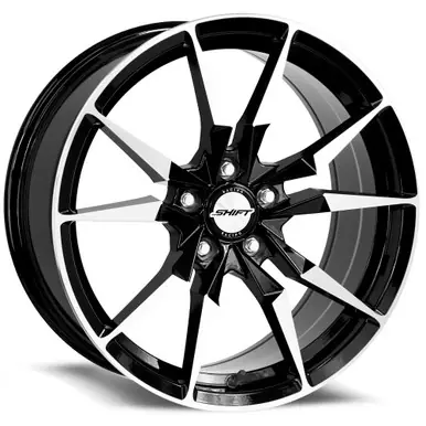 Don’t Miss Out Shift H29 Blade 18x8 5x4.5" +35mm Black/Machined Wheel Rim 18" Inch H29851435GBM