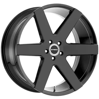 Price Drop Strada S60 Coda 20x8.5 5x108 +35mm Gloss Black Wheel Rim 20" Inch S60050835GB