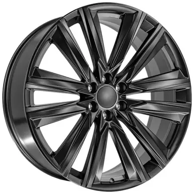 OE Wheels CA91 22x9 6x5.5" +28mm Satin Black Wheel Rim 22" Inch CA91-22090-6550-28B1 Affordable