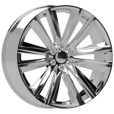 Don’t Miss Out OE Wheels CA91 24x10 6x5.5" +28mm Chrome Wheel Rim 24" Inch CA91-24100-6550-28C