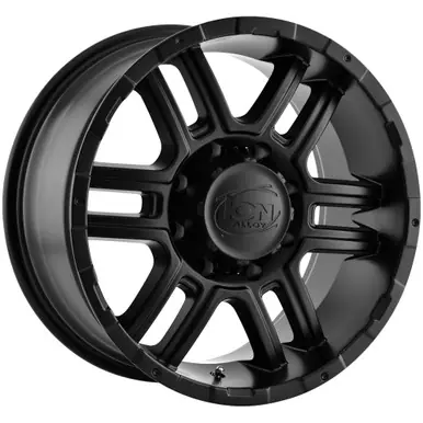 No Minimum Order Ion 179 18x9 8x6.5" +12mm Matte Black Wheel Rim 18" Inch 179-8981MB