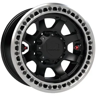 Teraflex Olympus Beadlock 17x8.5 8x6.5" -25mm Black/Machined Wheel Rim 17" Inch 000000000001059086 Limited Edition