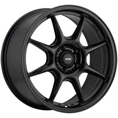 Get Yours Konig Lockout 16x7.5 5x100 +45mm Gloss Black Wheel Rim 16" Inch LK76510455