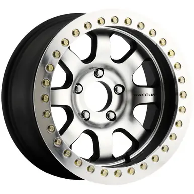 Budget Raceline Avenger Beadlock 17x8.5 5x4.5" -32mm Machined/Black Wheel Rim 17" Inch RT260-78512-32