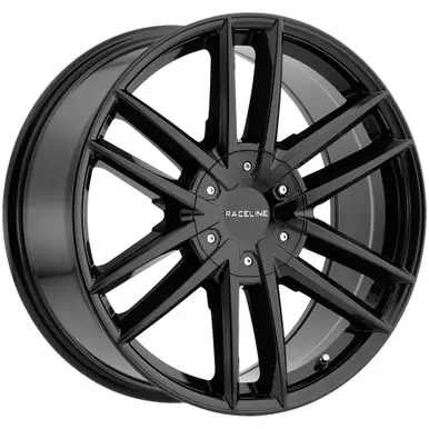 High Quality Raceline 158B Impulse 20x8.5 5x4.5"/5x120 +35mm Gloss Black Wheel Rim 20" Inch 158B-28594+35