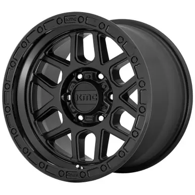 Luxury KMC KM544 Mesa 17x9 8x170 +18mm Double Black Wheel Rim 17" Inch KM54479087718