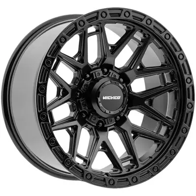 Wicked Off-Road W828 20x10 8x6.5" -12mm Double Black Wheel Rim 20" Inch W828200865-12GS Save Now