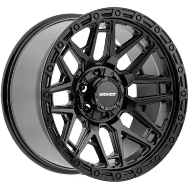 Price Drop Wicked Off-Road W828 20x10 6x135/6x5.5" -12mm Double Black Wheel Rim 20" Inch W828200267-12GS