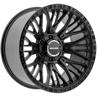 Bulk Order Wicked Off-Road W827 20x10 6x135/6x5.5" -18mm Double Black Wheel Rim 20" Inch W827200267-18GS