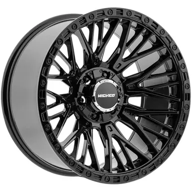 Wicked Off-Road W827 20x10 6x135/6x5.5" -18mm Gloss Black Wheel Rim 20" Inch W827200267-18AG Best Choice
