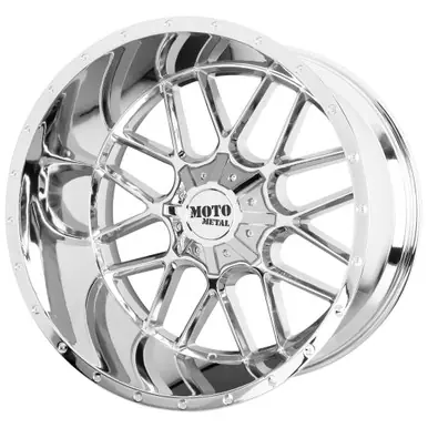 Moto Metal MO986 Siege 22x10 6x135/6x5.5" -18mm Chrome Wheel Rim 22" Inch MO98622067218N Instant Buy