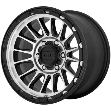 Trending KMC KM542 Impact 17x9 6x4.5" +18mm Black/Machined Wheel Rim 17" Inch KM54279064518
