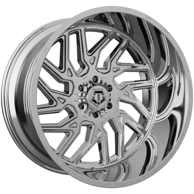 Trusted Brand TIS 544C 22x12 5x5"/5x5.5" -44mm Chrome Wheel Rim 22" Inch 544C-2220944S