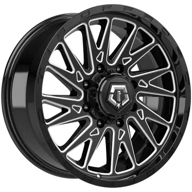 Best Seller TIS 547BM 20x9 8x180 +18mm Black/Milled Wheel Rim 20" Inch 547BM-2098918