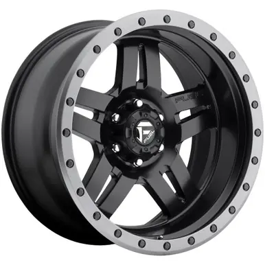 Free Returns Fuel D557 Anza 18x8 5x110 +27mm Matte Black Wheel Rim 18" Inch D55718805155