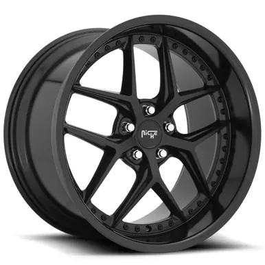 Niche M226 Vice 20x10.5 5x120 +35mm Double Black Wheel Rim 20" Inch M226200521+35 High Quality