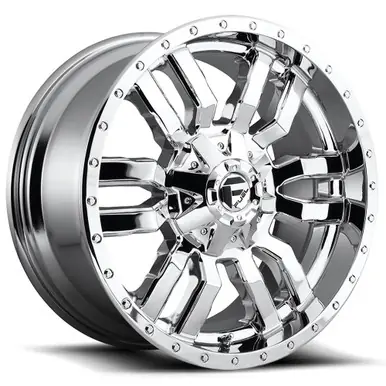 Fuel D631 Sledge 20x9 8x180 +1mm Chrome Wheel Rim 20" Inch D63120901850 Time-Limited