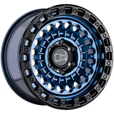 Black Rhino Sentinel 20x9.5 6x5.5" +12mm Blue Wheel Rim 20" Inch 2095STN126140U12 Price Cut
