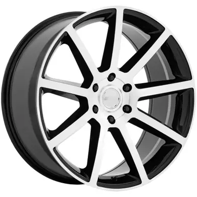 Petrol PE007 P6E 22x9.5 6x5.5" +25mm Black/Machined Wheel Rim 22" Inch PE007SD22956825 Free Shipping