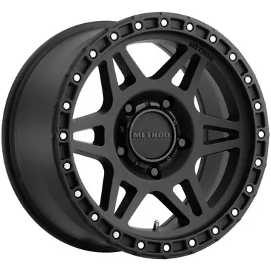 Method MR312 17x8.5 5x5" +0mm Matte Black Wheel Rim 17" Inch MR31278550500 Sale
