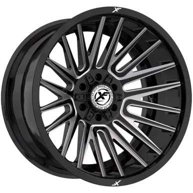 Hassle-Free Returns XF Off-Road XF-234 20x10 6x135/6x5.5" -24mm Black/Milled Wheel Rim 20" Inch XF-234201061351397-24GBM