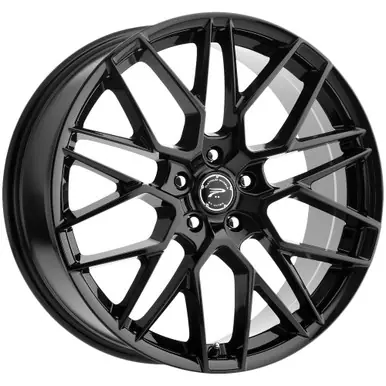 Professional Grade Platinum 459 Retribution 17x8 5x100 +35mm Gloss Black Wheel Rim 17" Inch 459-7880BK+35