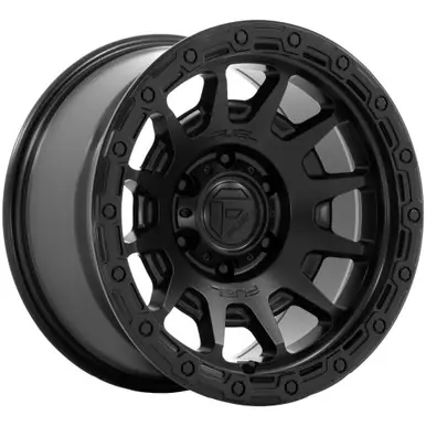 Fuel FC884 Fortress 17x8.5 6x135 +25mm Double Black Wheel Rim 17" Inch FC884MB17856325 Instant Buy