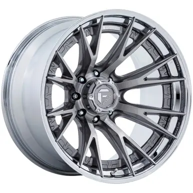 In Demand Fuel Fusion Forged Catalyst 22x12 8x170 -44mm Platinum/Chrome Wheel Rim 22" Inch FC402AP22128744N