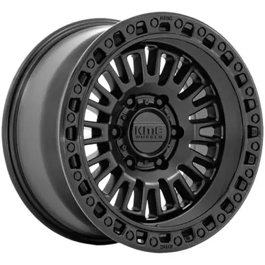 KMC KM554 Aztec 17x8.5 5x5" +0mm Double Black Wheel Rim 17" Inch KM554MB17855000 Get Yours
