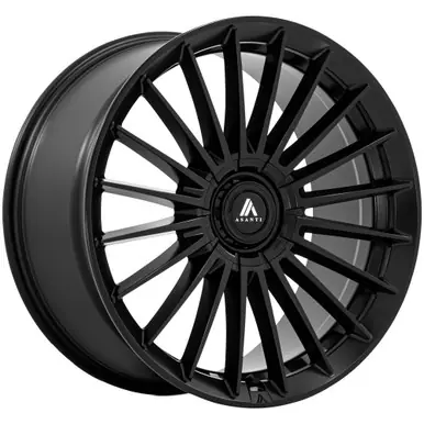 Direct From Factory Asanti ABL-48 Viceroy 20x9 5x108/5x112 +45mm Matte Black Wheel Rim 20" Inch AB048MX20902245