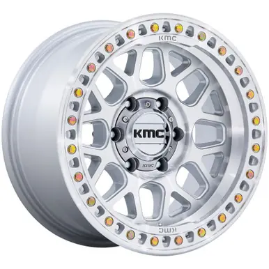 Handmade KMC KM549 GRS 17x9 6x5.5" +18mm Silver Wheel Rim 17" Inch KM54979068418