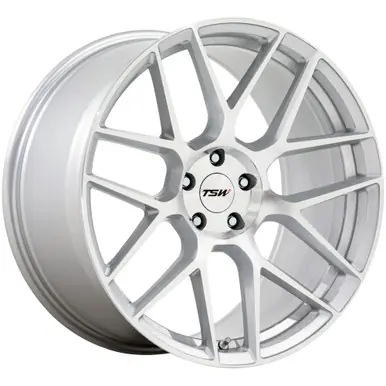 TSW TW002 Lasarthe 17x8 5x112 +35mm Silver Wheel Rim 17" Inch TW002SD17805735 Best Price