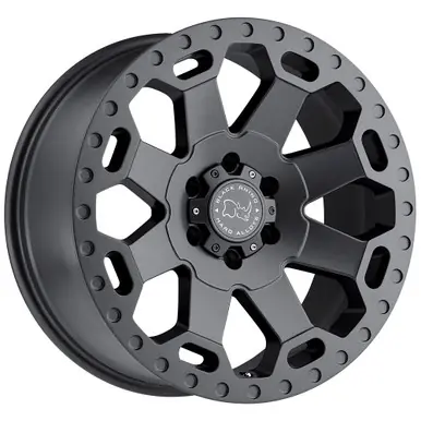 Black Rhino Warlord 18x9 6x5.5" +12mm Gunmetal Wheel Rim 18" Inch 1890WAR126140G12 Time-Limited