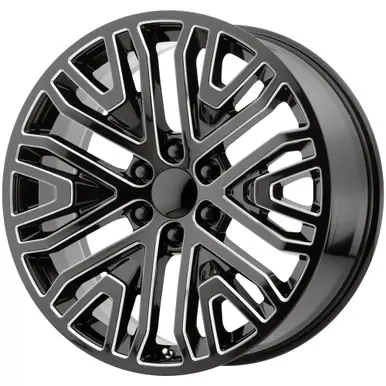 Limited Time Performance Replicas PR197 22x9 6x5.5" +28mm Black/Milled Wheel Rim 22" Inch 197M-2295828