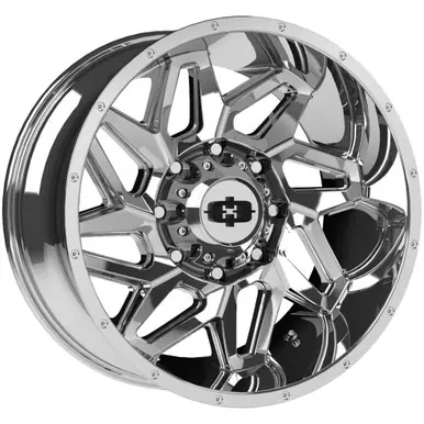 Vision 361 Spyder 20x10 8x6.5" -25mm Chrome Wheel Rim 20" Inch 361-20081C-25 Original