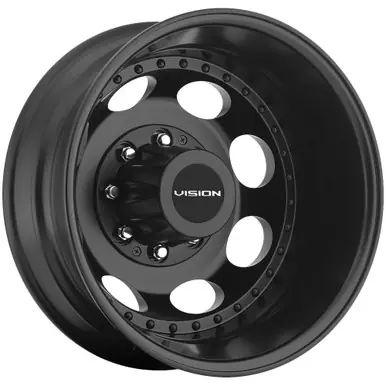 Budget Vision 181 Hauler Dually Rear 16x6 8x170 -137mm Matte Black Wheel Rim 16" Inch 181Z6670MBR