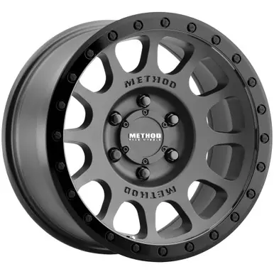 Weekend Sale Method MR305 NV 17x8.5 5x5" +0mm Double Black Wheel Rim 17" Inch MR305785501000