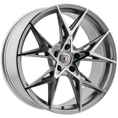 Defy D11 17x7.5 5x4.5" +38mm Silver Wheel Rim 17" Inch D11775545+38SM Bulk Order