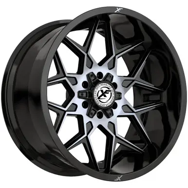 XF Off-Road XF-238 20x10 8x6.5"/8x170 -12mm Black/Titanium Wheel Rim 20" Inch XF-238201081651170-12BMTDT Reduced Price