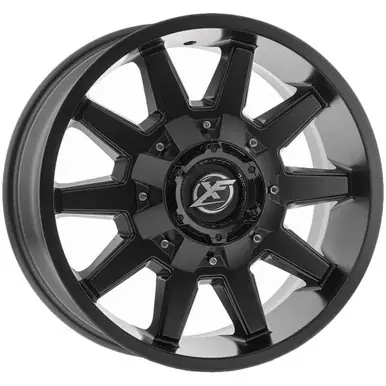 XF Off-Road XF-219 20x10 5x5"/5x5.5" -12mm Matte Black Wheel Rim 20" Inch XF-219201051271397-12MB Weekend Sale