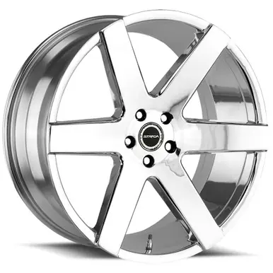 Strada S60 Coda 26x10 6x5.5" +24mm Chrome Wheel Rim 26" Inch S60663924 Place Order