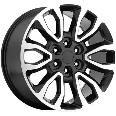 Replica FR53 Raptor 20x9 6x135 +30mm Black/Machined Wheel Rim 20" Inch 53090303607 Direct From Manufacturer