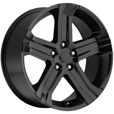 Secure Checkout Factory Reproductions FR69 RT 22x9 5x5.5" +20mm Gloss Black Wheel Rim 22" Inch 69290205502